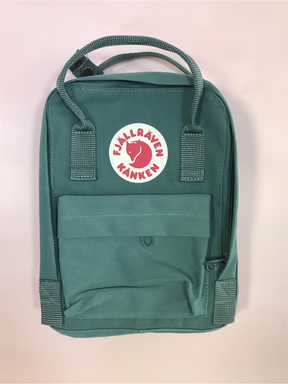 Fjallraven Kanken Mini Backpack in Teal Green